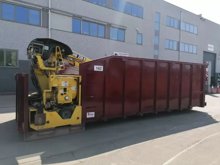Kraancontainer (22,7m³) voor oud metaal